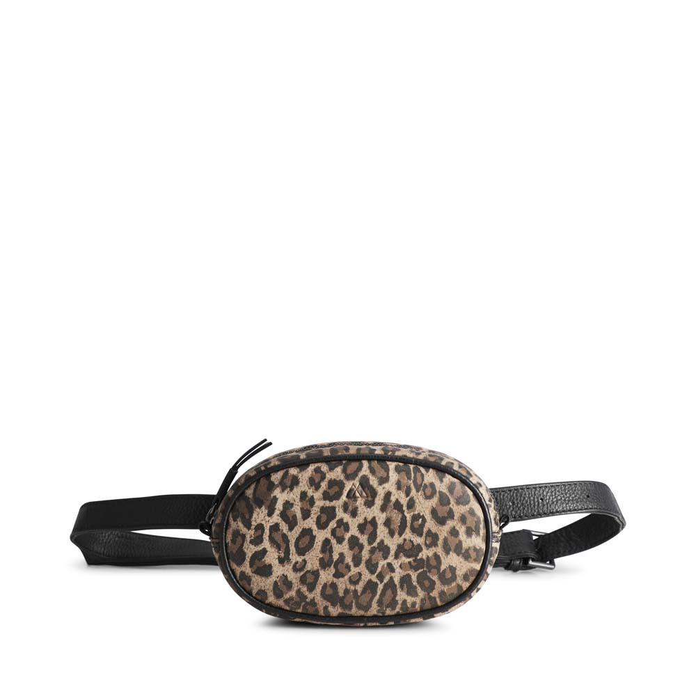 Markberg Eloise Bum Bag, Leopard - Saffiano